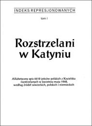 Rozstrzelani w Katyniu - okładka książki