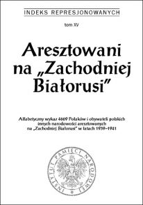 Aresztowani na Zachodniej Białorusi - okładka książki