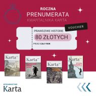 Voucher prenumeraty rocznej kwartalnika